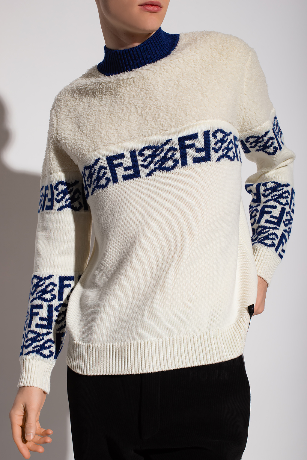 Fendi diagonal monogram sweater sale